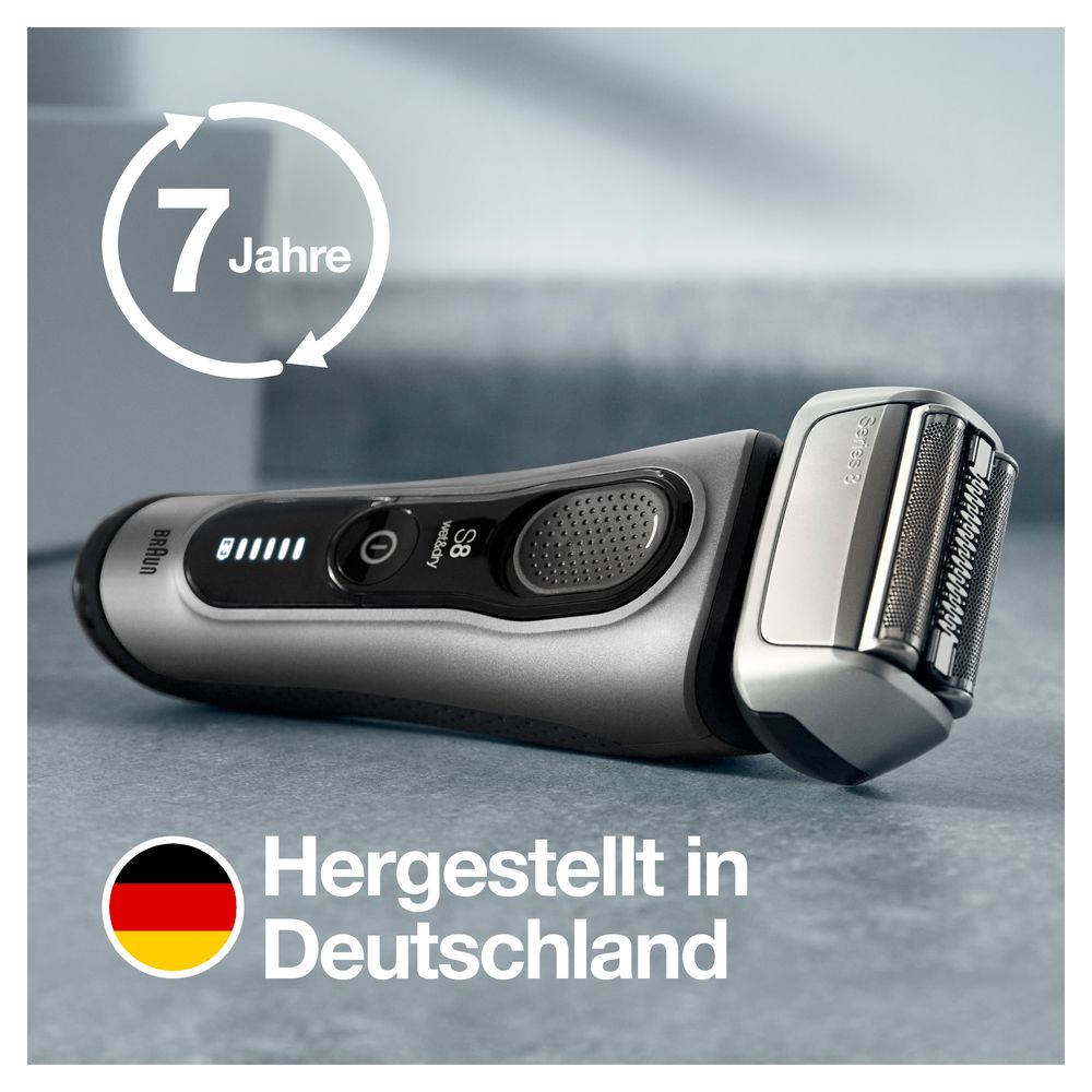 Braun - Elektrischer Rasierer "Series 8 - 8417s wet&dry" in Silber
