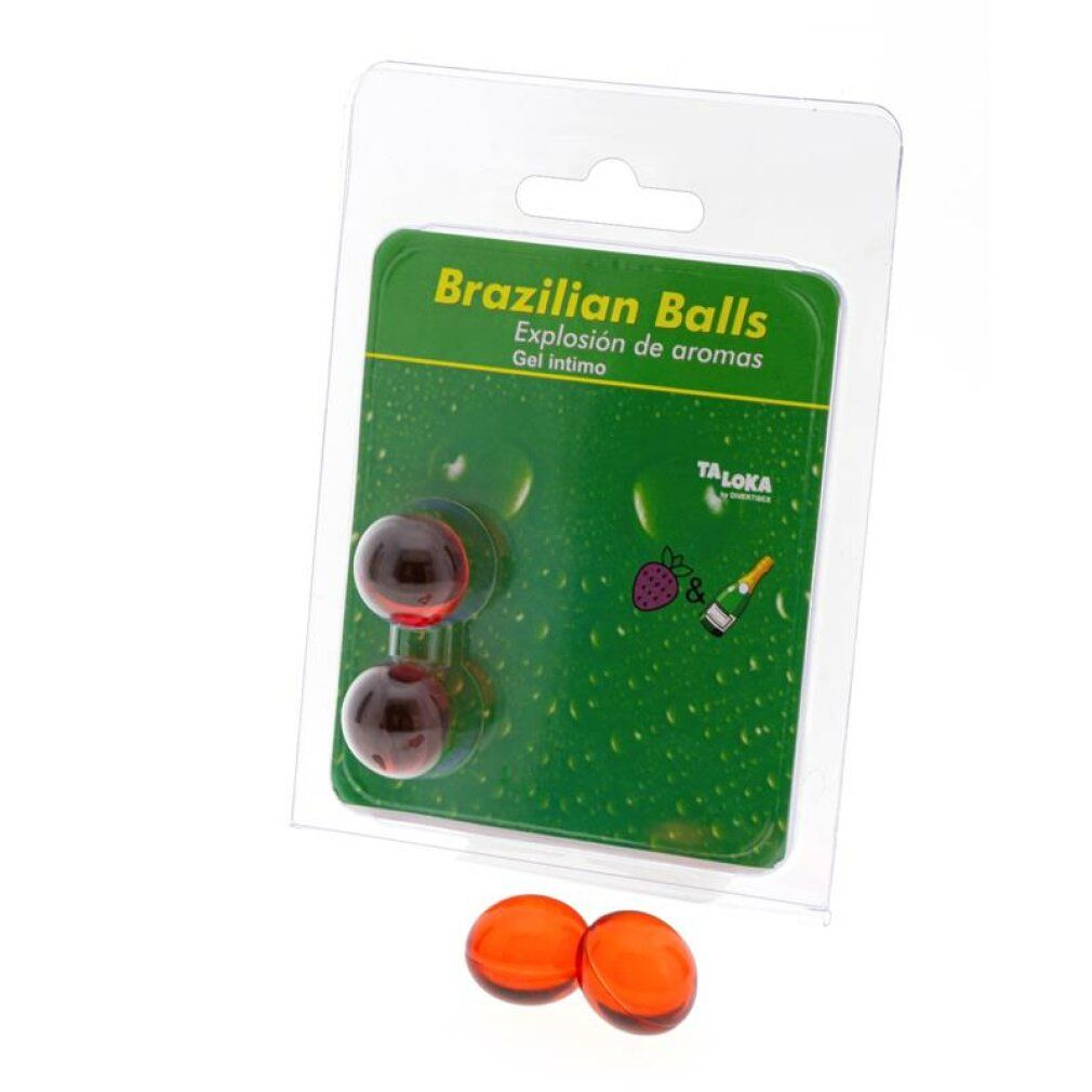 Taloka - Brasilianische Kugeln - Erdbeere&Champagner