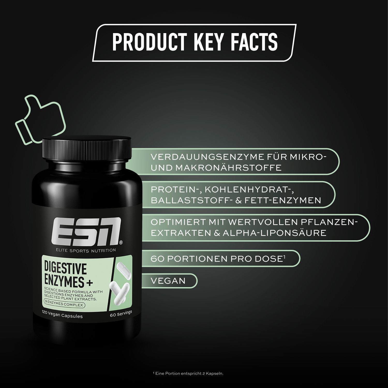 ESN Digestive Enzymes+ Kapseln