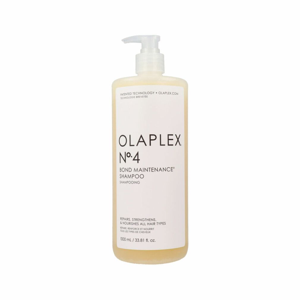 Olaplex Nr. 4 Bond Maintenance Shampoo in einem 1-Liter-Spender.