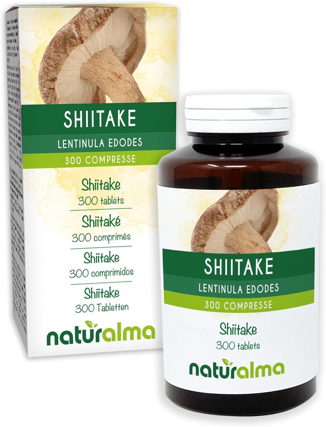 Naturalma Shiitake  Lentinula edodes Tabletten