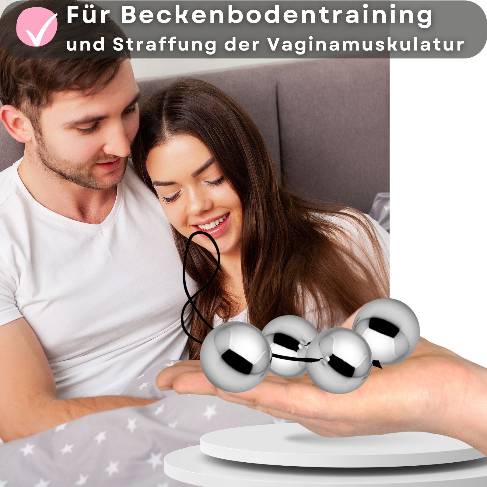 Liebeskugeln aus Metall 2cm 100g - Lovelyness