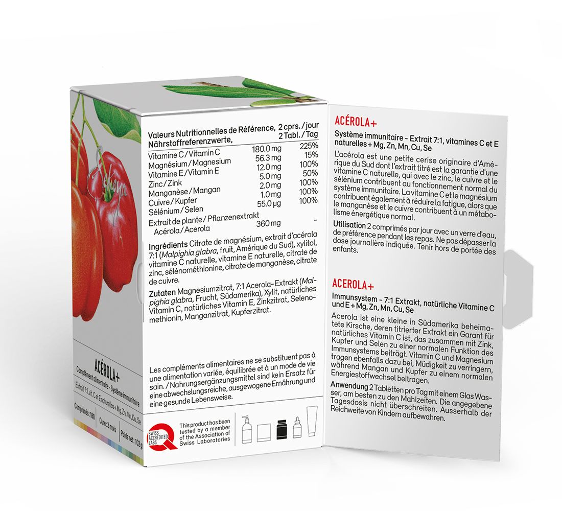 Sekoya Swiss - Acerola+ | Natürliches Vitamin C