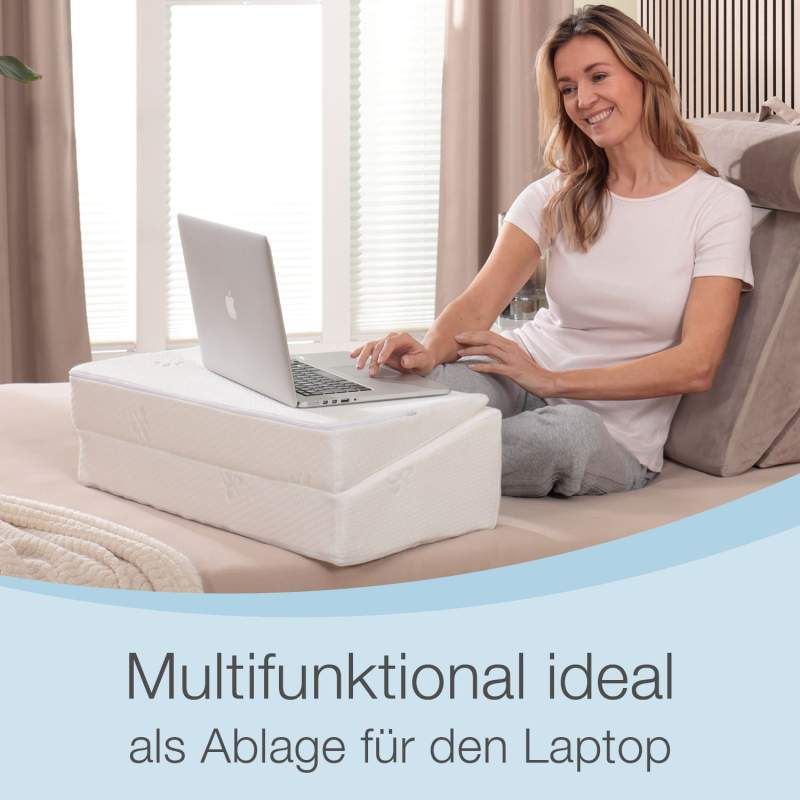 aktivshop Bett und Sofa Keilkissen faltbar