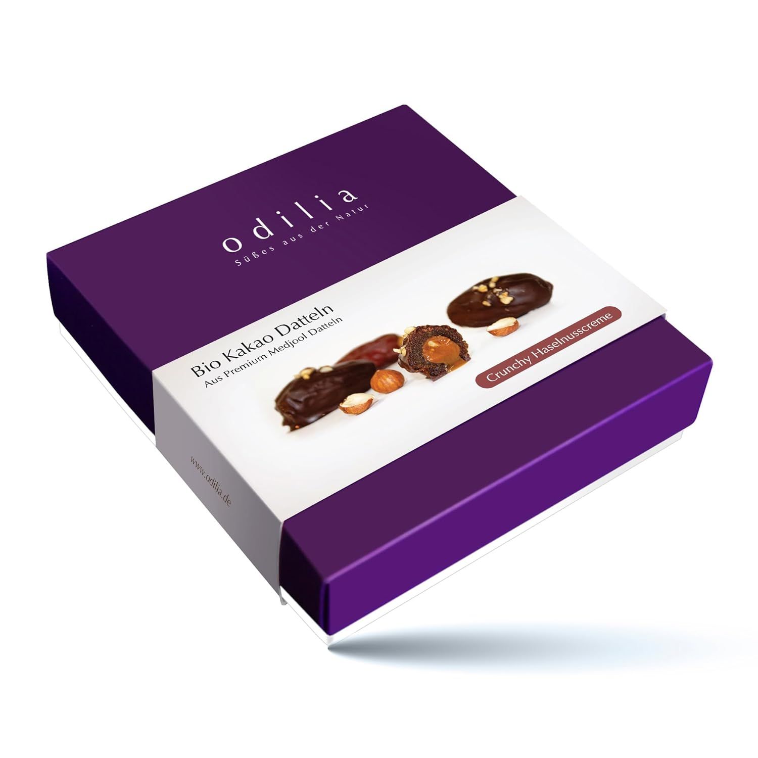 odilia Bio Kakao Datteln - Crunchy Haselnusscreme