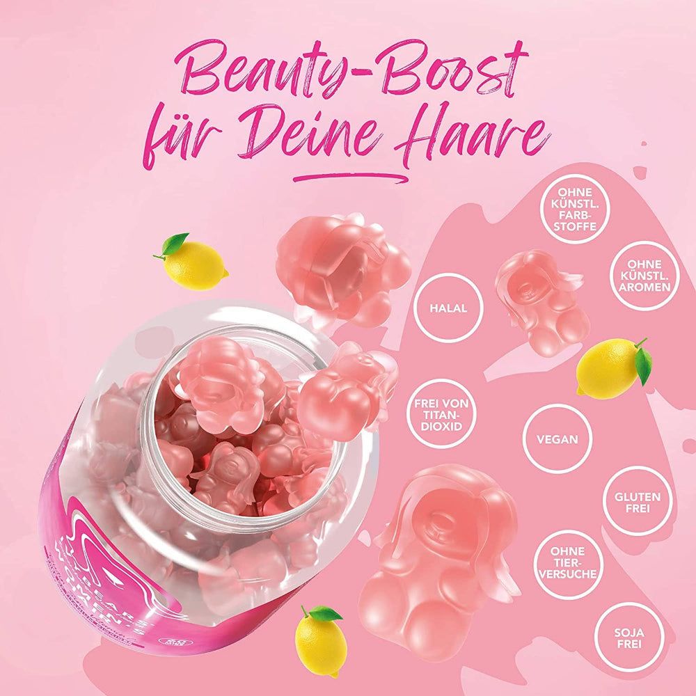 IvyBears Womens Hair Professional Gummies -Biotin, Folsäure & essenzielle Vitamine