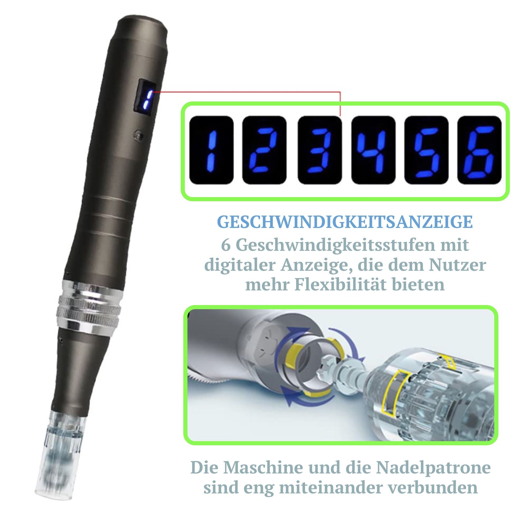 P-Beauty Dermapen Microneedling Gerät M8