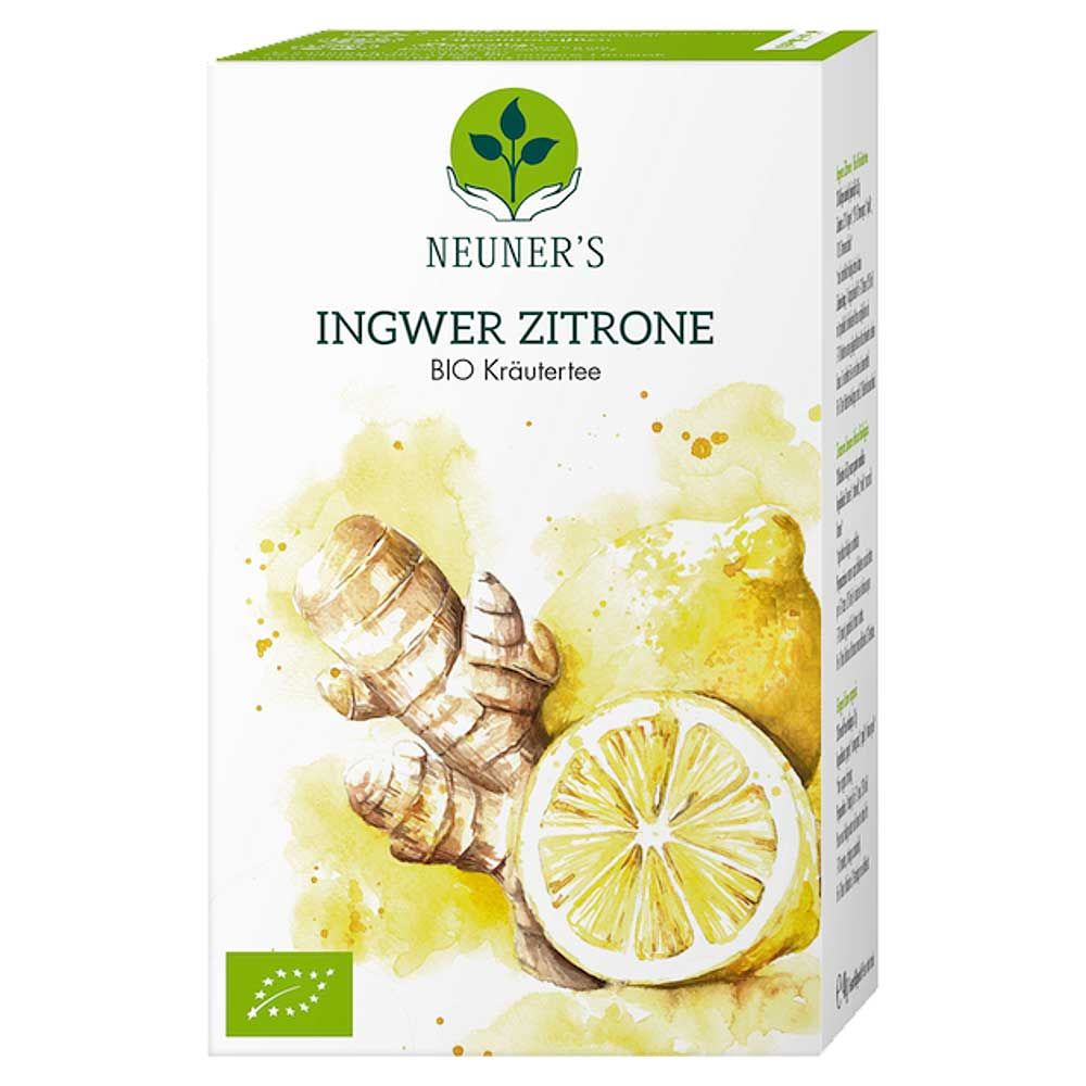 Neuner's Bio Ingwer Zitrone Früchtetee Beutel