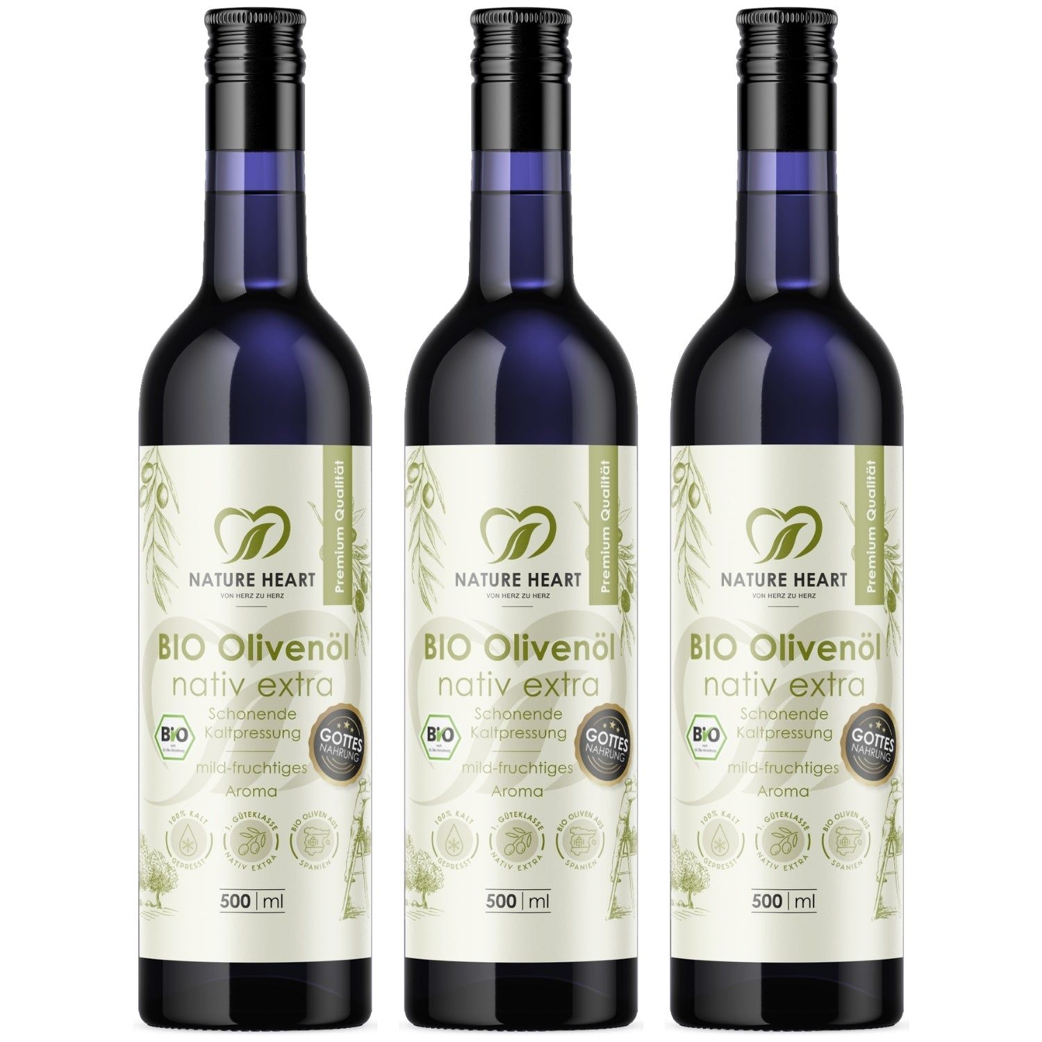 Nature Heart Olivenöl BIO nativ extra