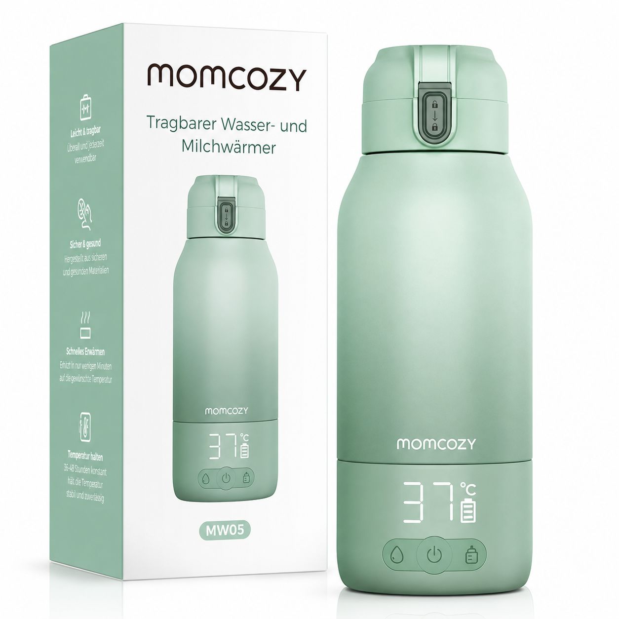 Momcozy MW05 Tragbarer Flaschenwärmer Baby