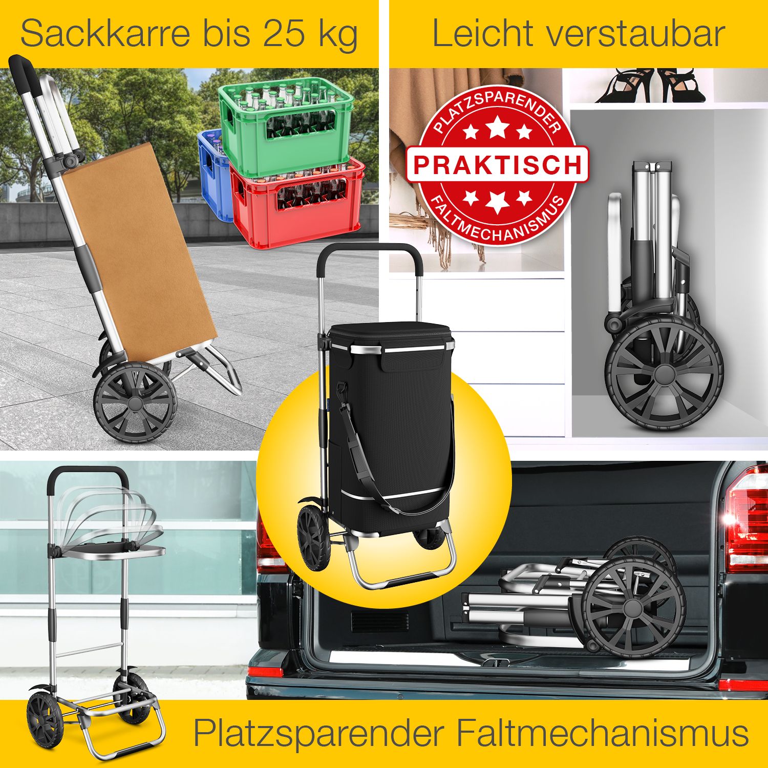 aktivshop Einkaufstrolley mit Kühlfunktion »Premium«