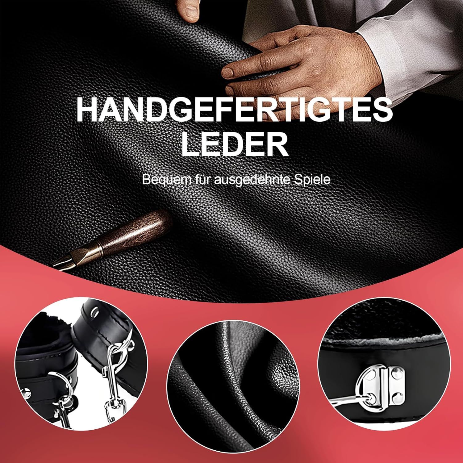 YICOCO 12 Teilig BDSM Bondage Set Fesselset