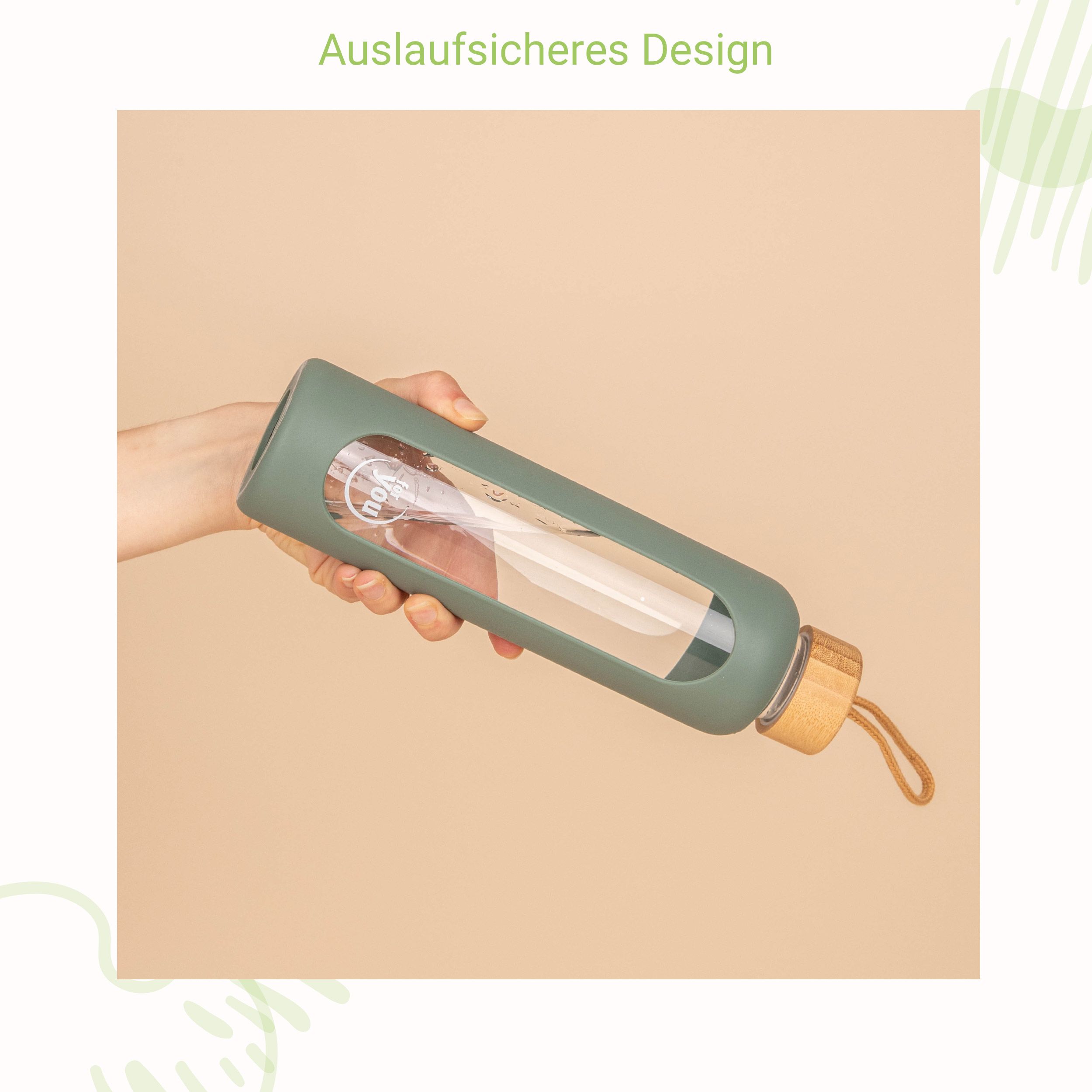 for you Nachhaltige Trinkflasche Dreierpack