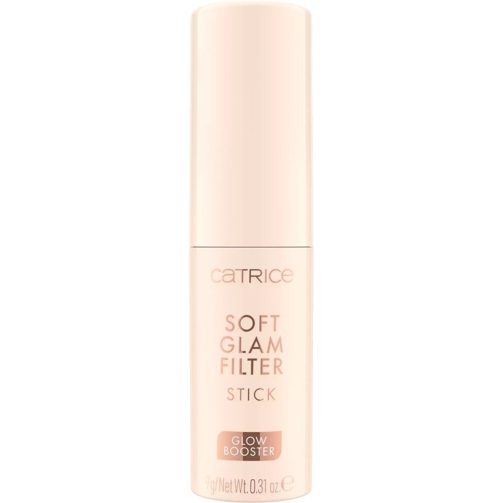 Catrice Soft Glam Filter Stick. Beige Stift mit Deckel. Produktname und Logo auf dem Stift.