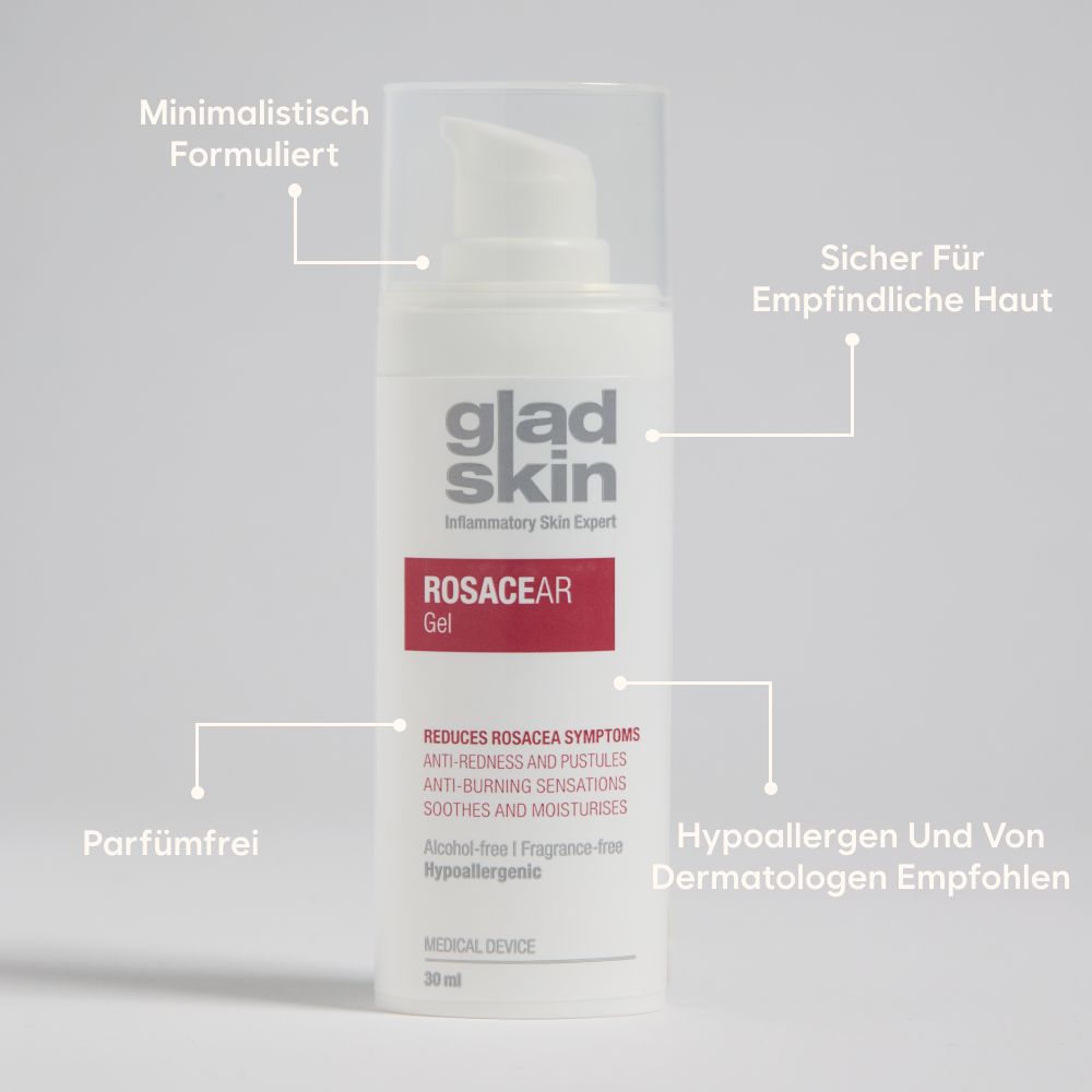 Gladskin ROSACEAR Gel für rote, gereizte Haut