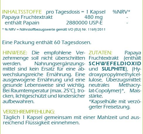 Vitalsee MONOZYM PAPAIN