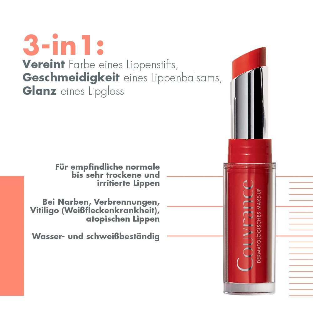 Avène Couvrance getönter Lippenbalsam rot eclat