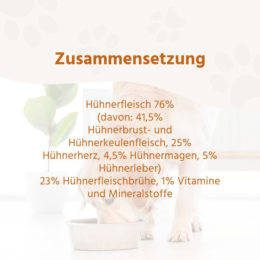Welpen Futterpaket Huhn - getreidefrei
