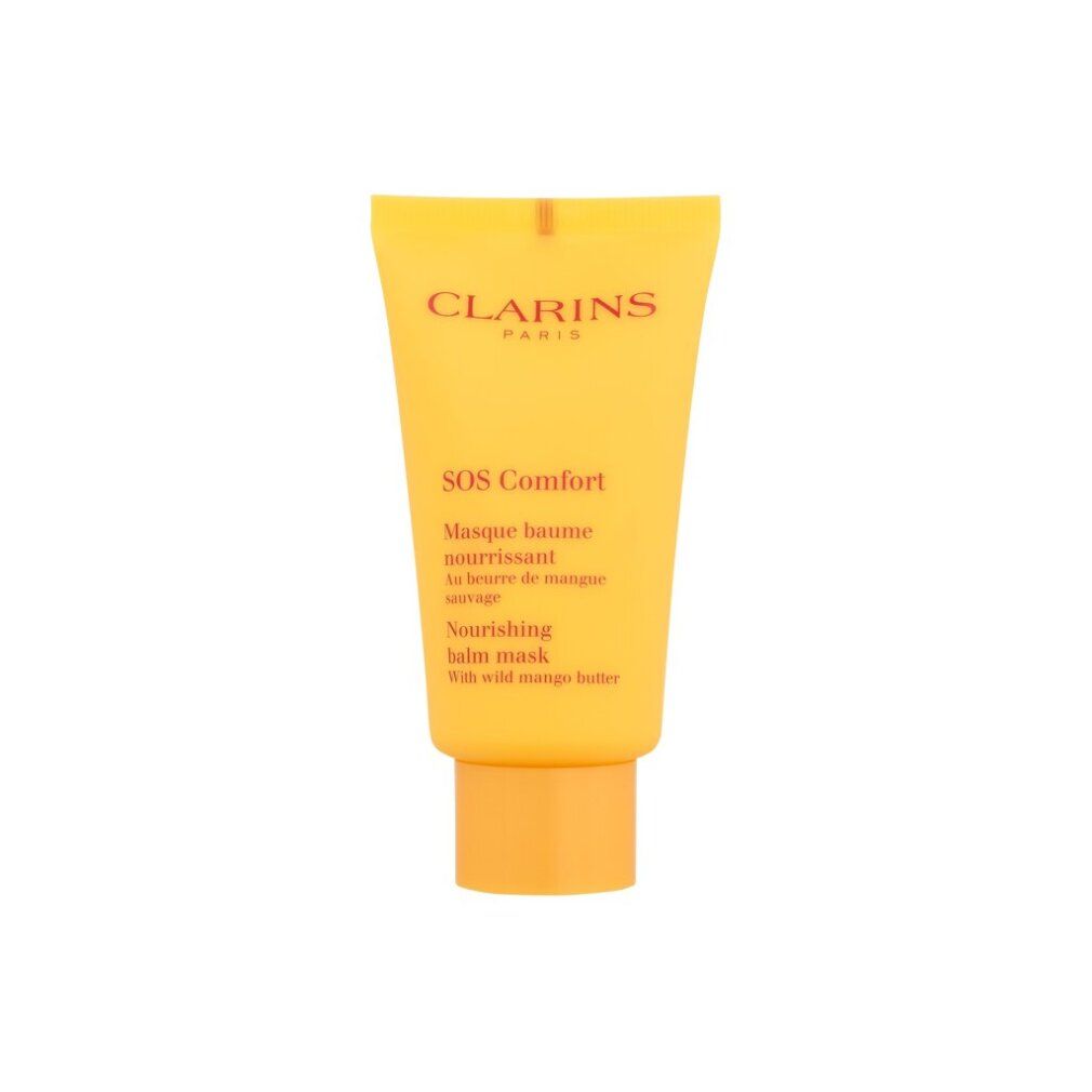 Clarins SOS Comfort Nourishing Balm Mask Tube mit Wildem Mangobutter.