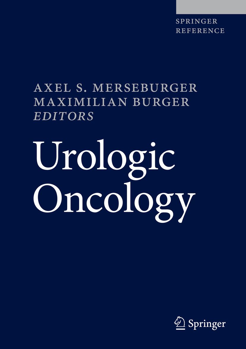 Buchcover mit dem Titel "Urologic Oncology". Autoren: Axel S. Merseburger, Maximilian Burger. Verlag: Springer.