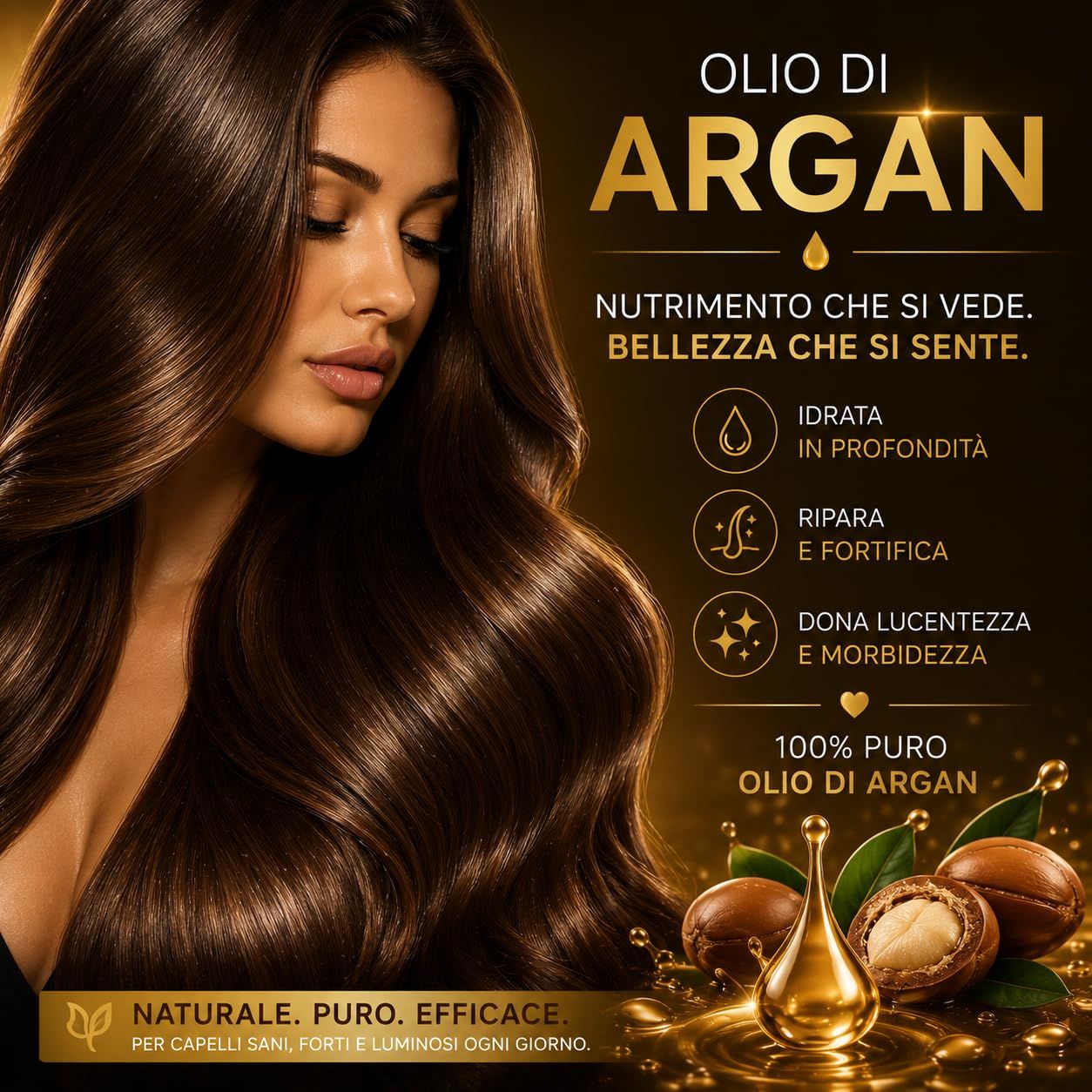 KARSEELL Arganöl-Haarserum – Glanz, Pflege und Anti-Frizz-Finish