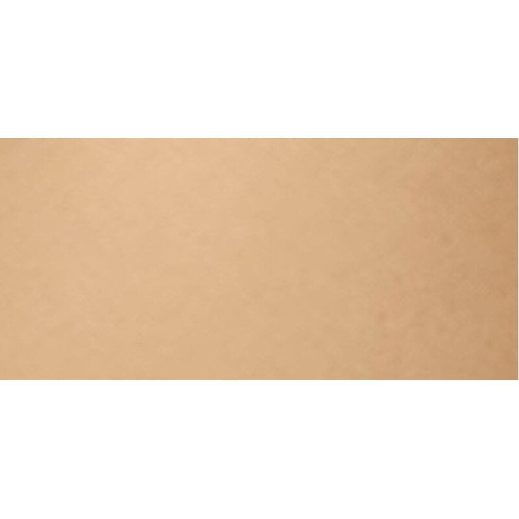 Rechteckige, beige Farbprobe. Keine Beschriftung sichtbar.