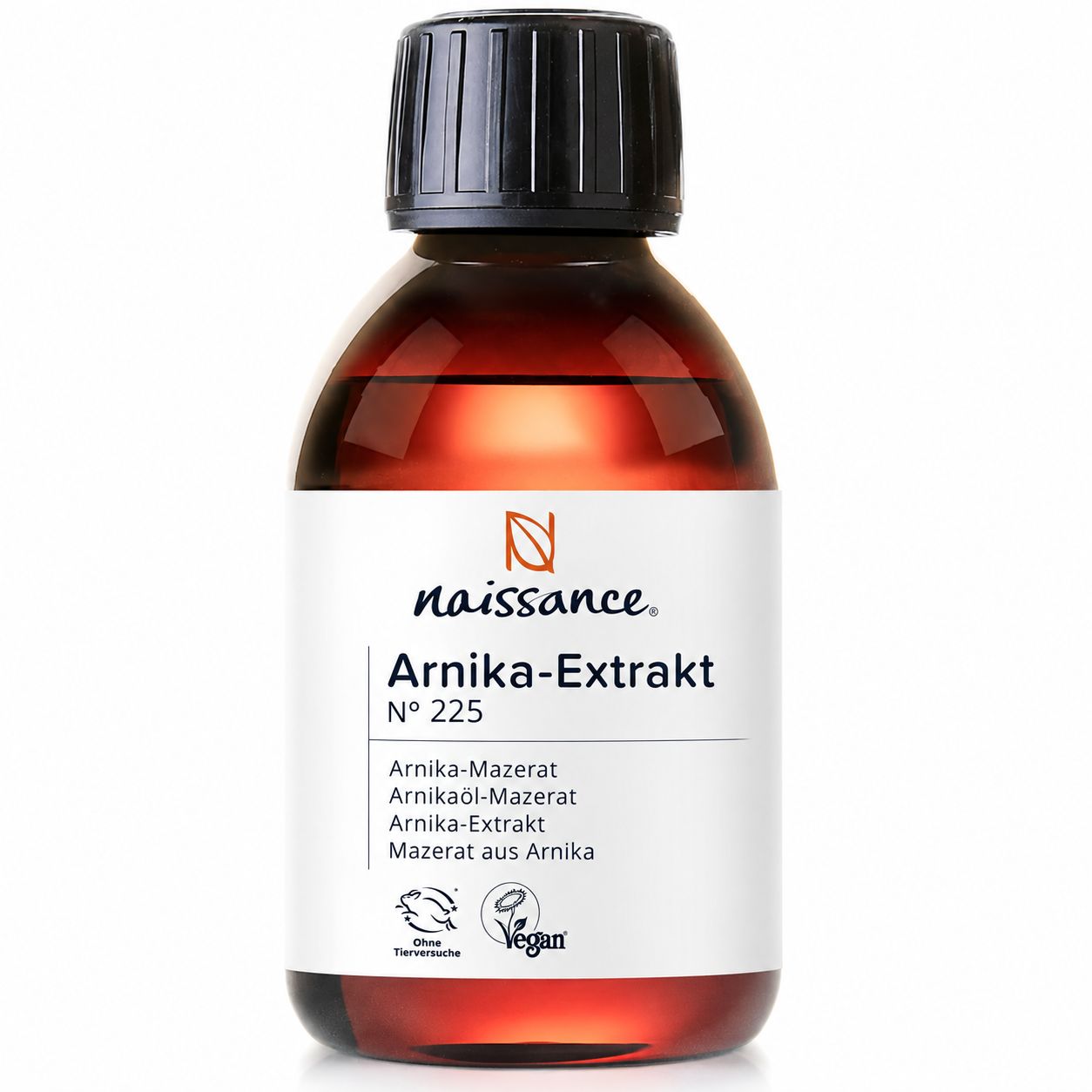 Flasche mit Arnika-Extrakt von Naissance.