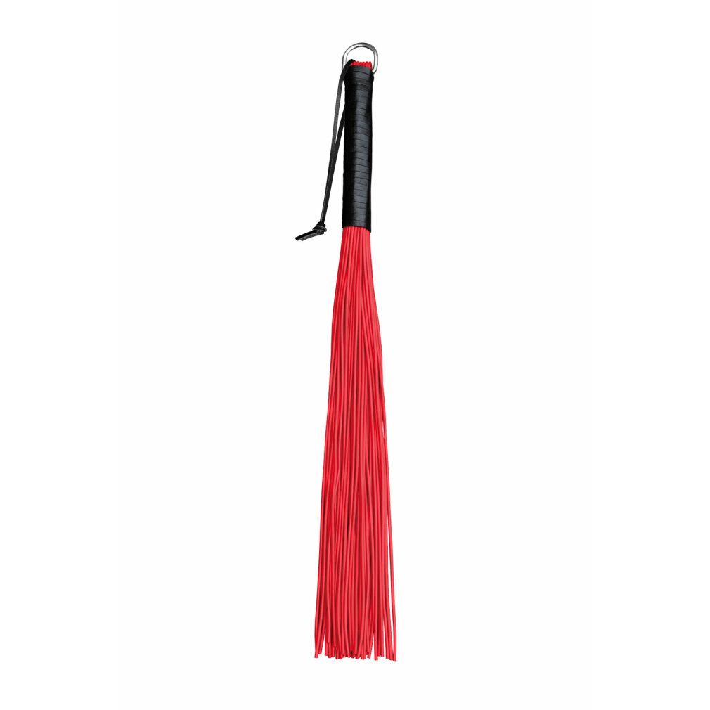 xx-dreamstoys Peitsche m. Ledergriff, rot