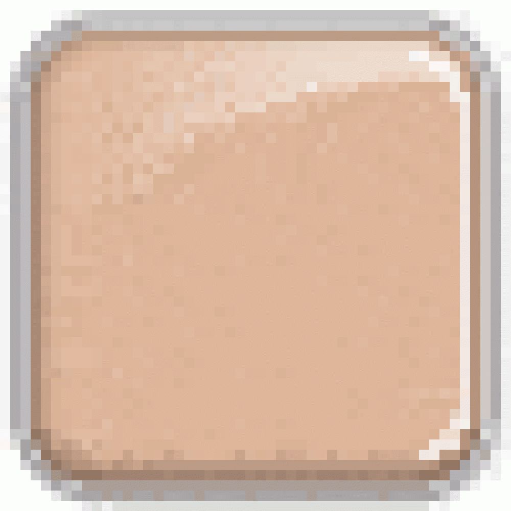 Quadratischer Concealer-Tiegel mit abgerundeten Ecken. Farbton: Pfirsich.