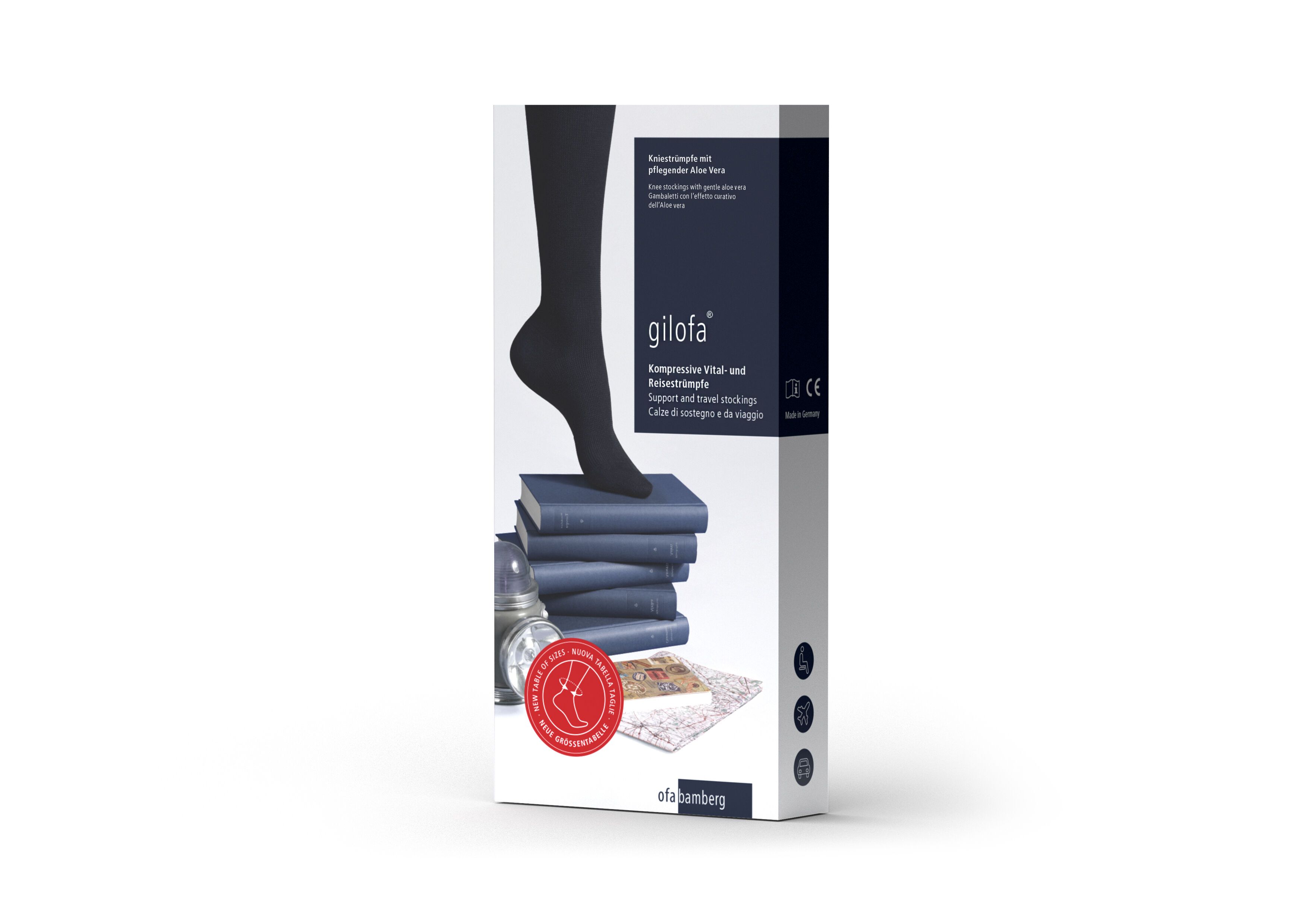 ofa Gilofa Aloe Vera Knie- und Stützstrümpfe