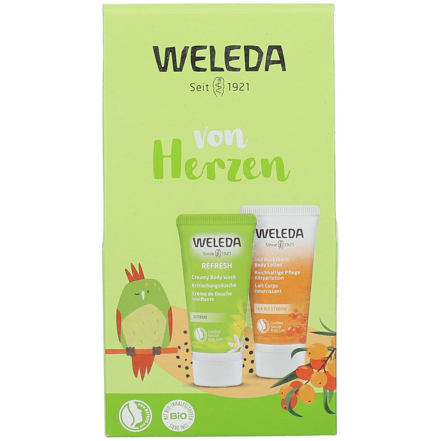 Weleda Geschenkset Mini Citrus und Sanddorn