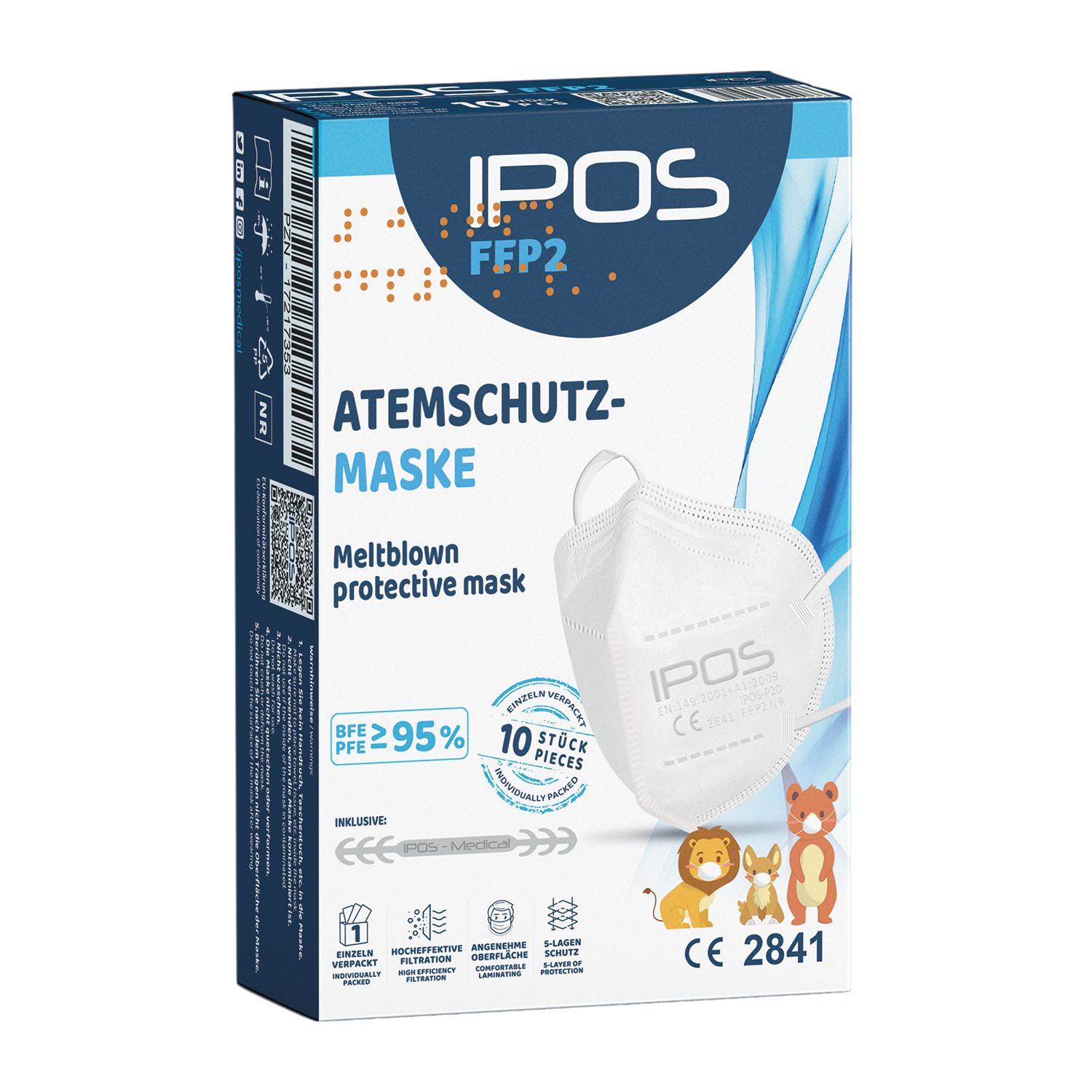 IPOS FFP2 EXTRA SMALL  Atemschutzmasken