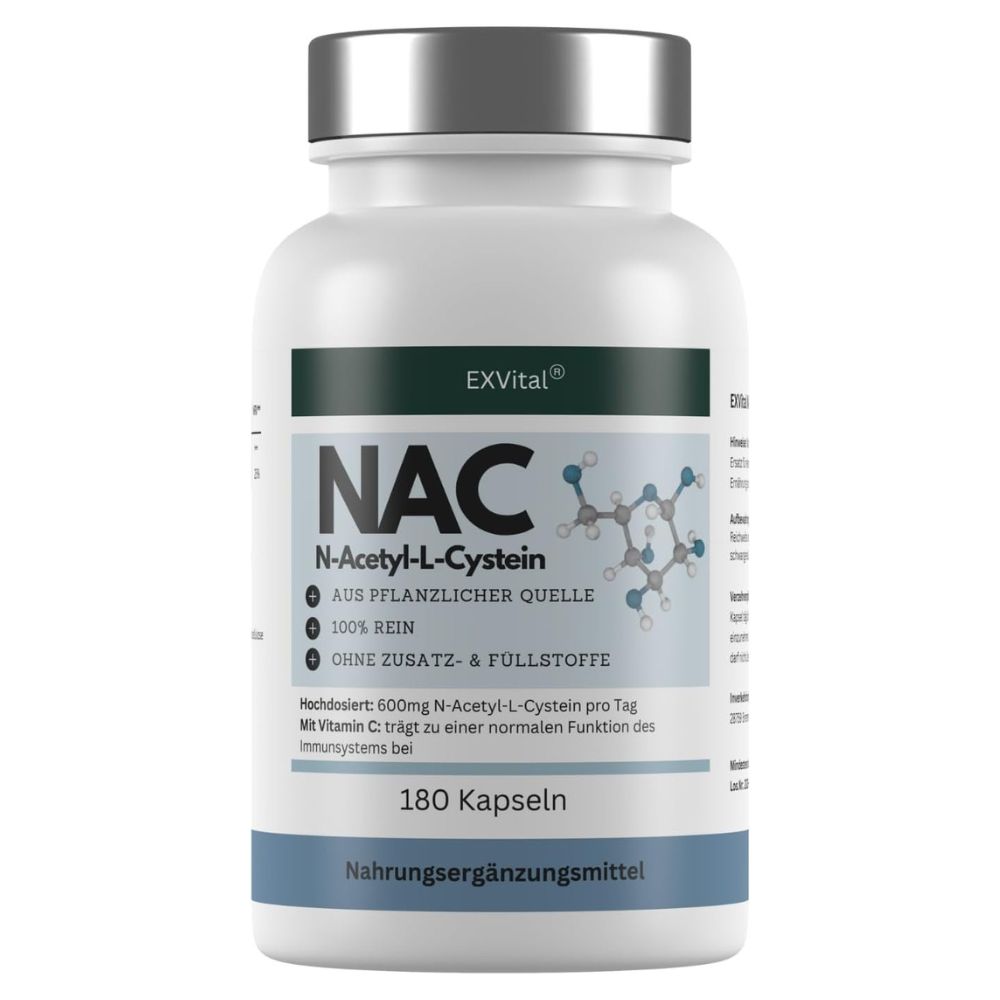 EXVital® NAC Kapseln, hochdosiert, vegan