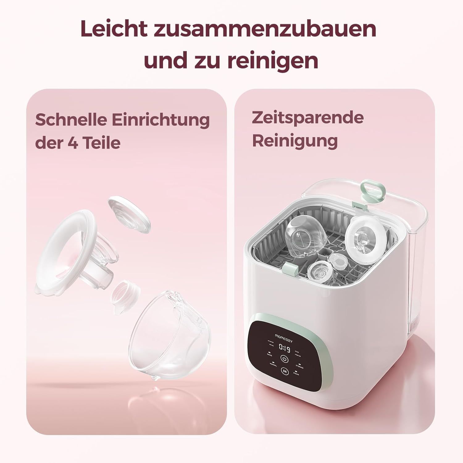 Momcozy Milchpumpe Elektrisch S12 Pro Quick