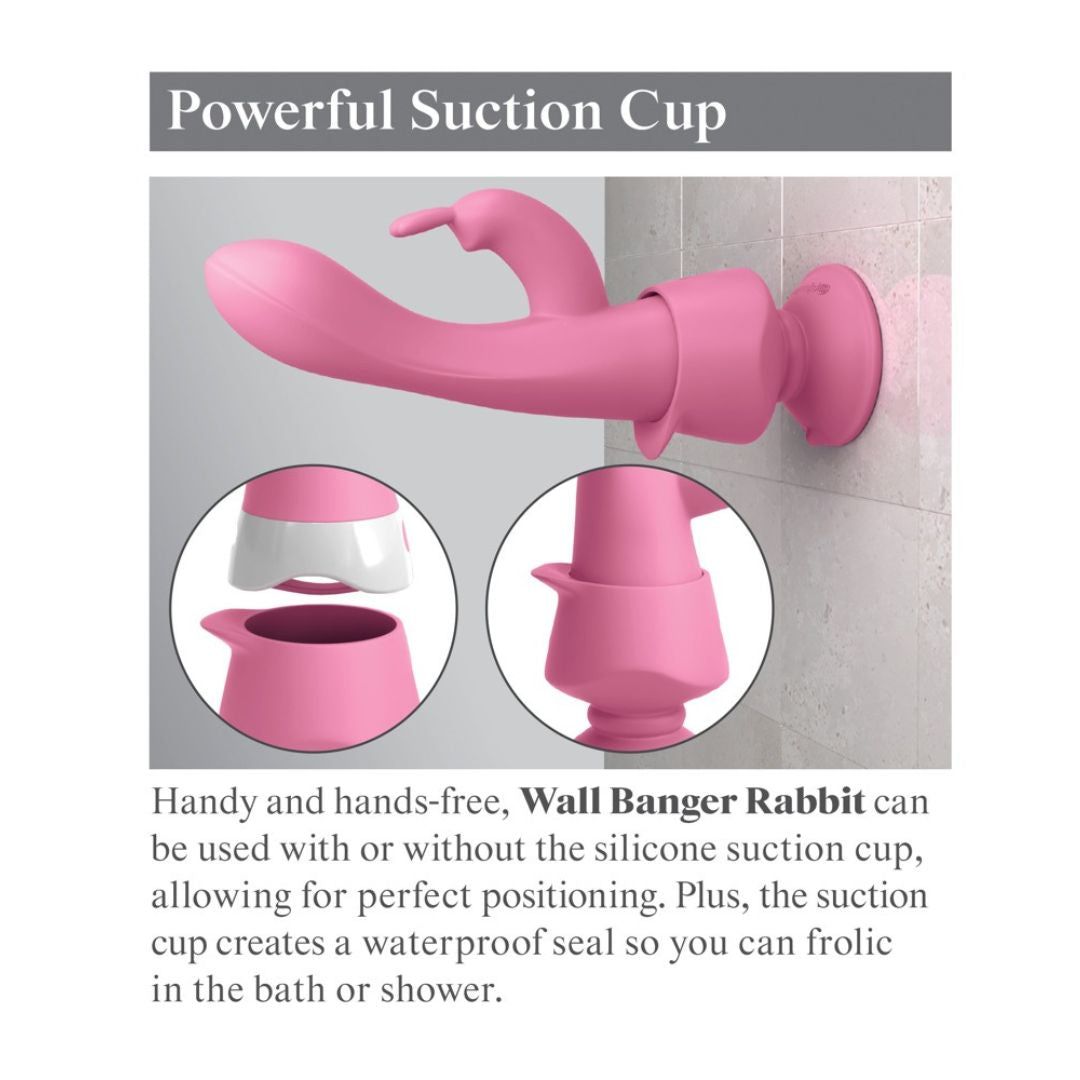 Rabbitvibrator Wall Banger Rabbit | 10 Vibrationsmodi | Threesome