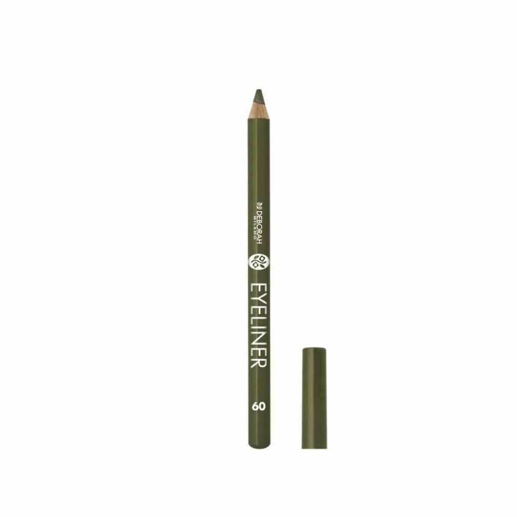 Grüner Eyeliner-Stift mit Kappe. Aufschrift: Eyeliner, 60. Marke: Deborah Milano.