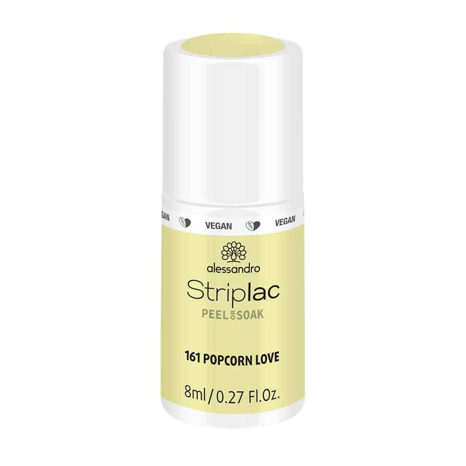 Alessandro International StripLac Peel or Soak 8 ml - 161 Popcorn Love