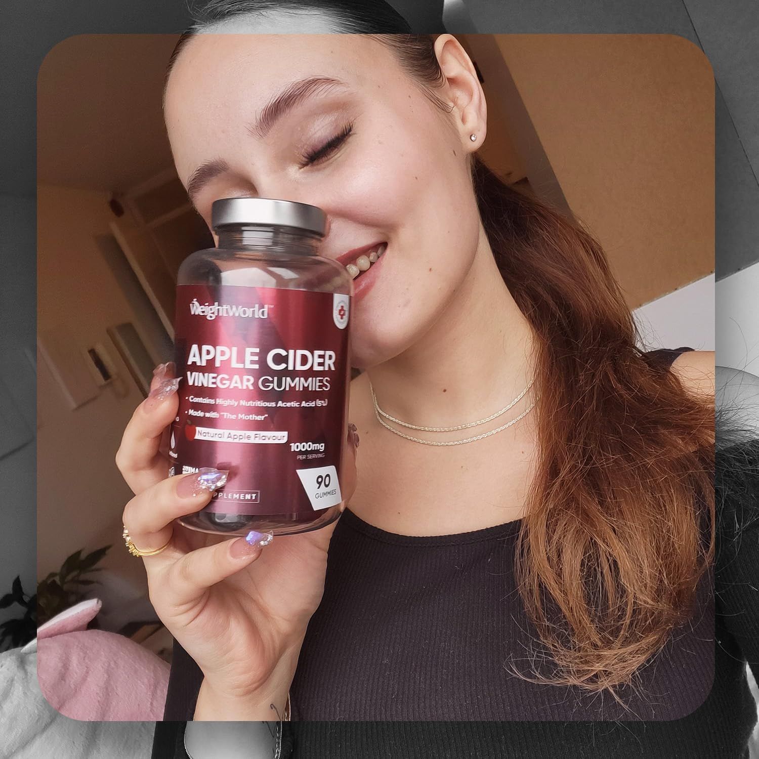 WeightWorld Apfelessig Gummibärchen 1000mg V2603-4864