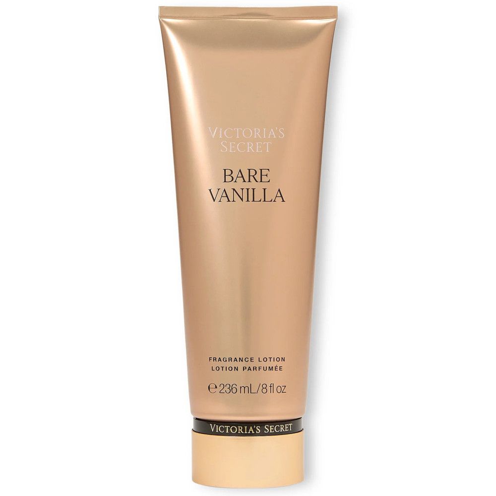 Victoria's Secret Bare Vanilla Körperlotion in goldener Tube, 236ml/8oz.