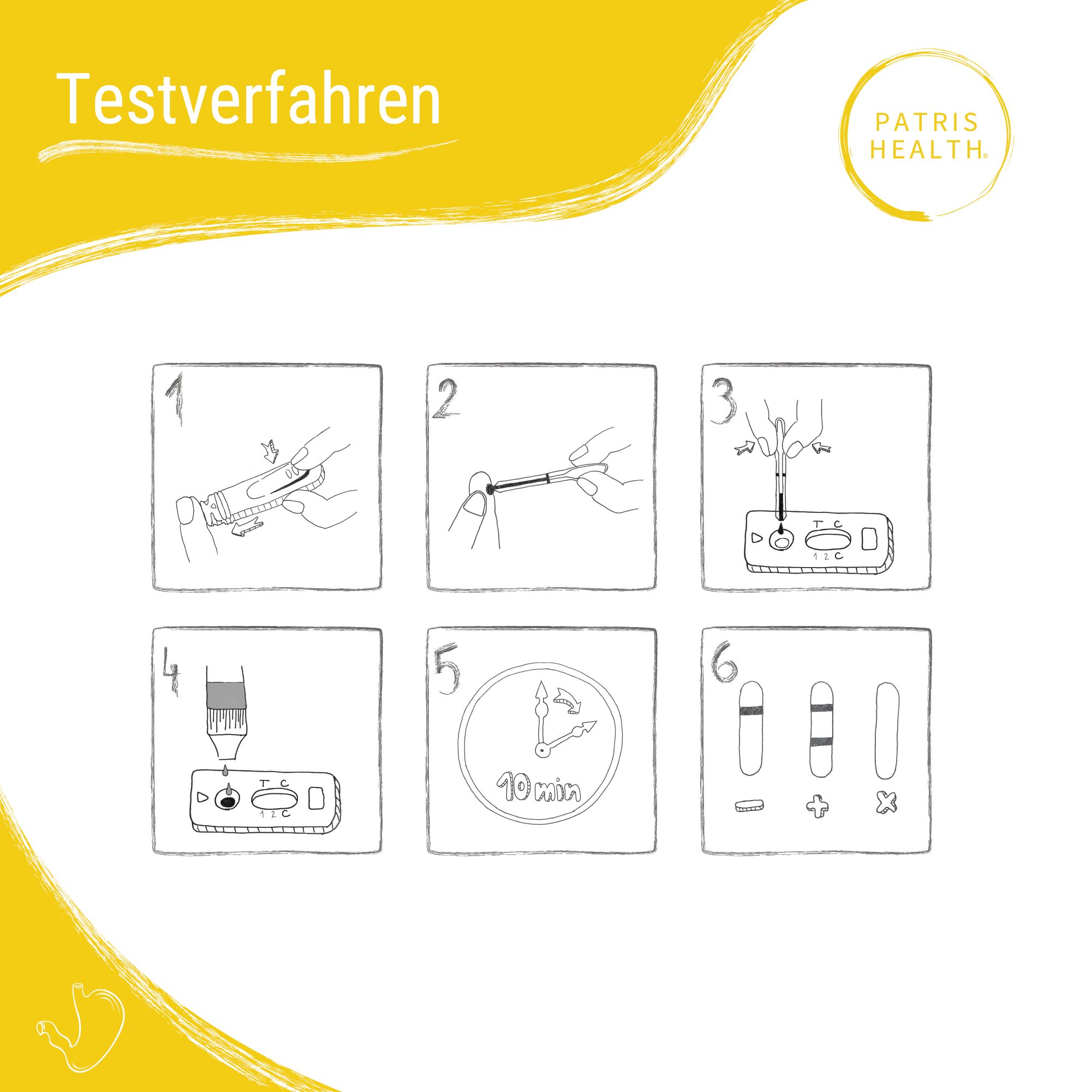 Patris Health® Helicobacter pylori Selbsttest