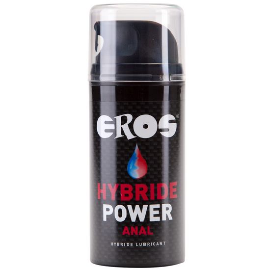 Eros Power Hybrid Anal Gleitgel Flasche mit Pumpspender.