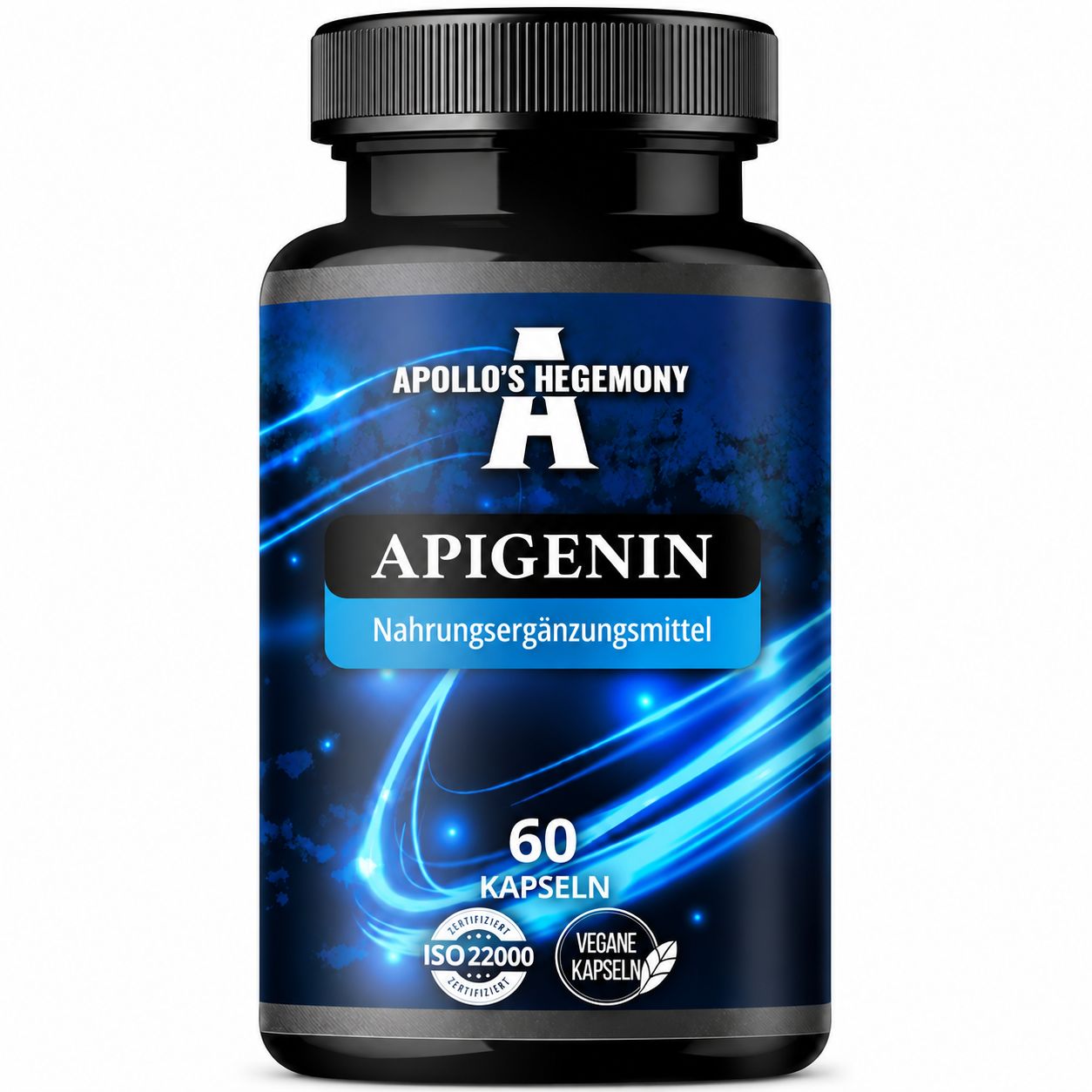 Apigenin Kapseln: 60 Kapseln, 19,8g Nettofüllung. Vegane Kapseln.