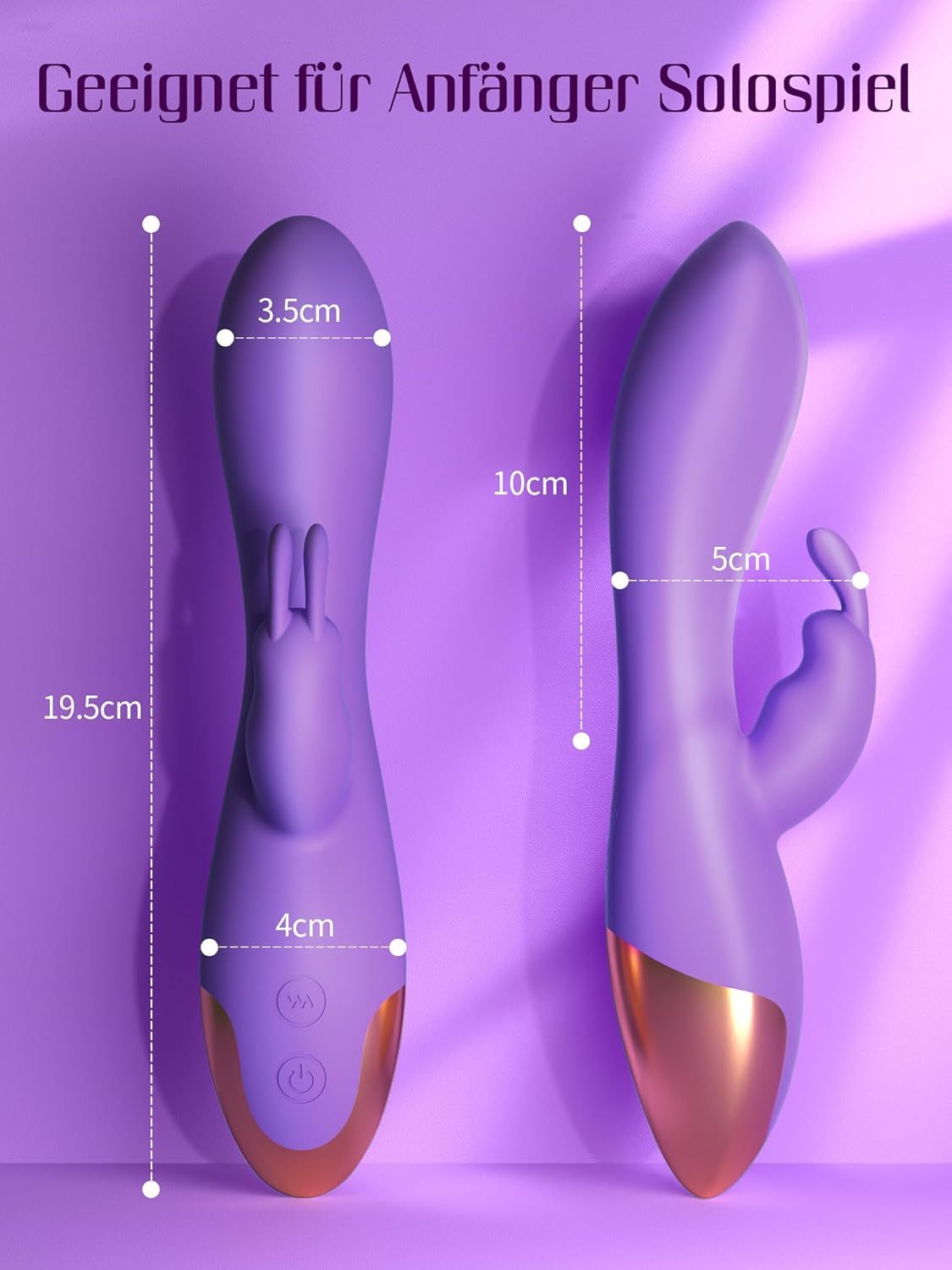HIVEFUN Diloschwanz G Punkt Vibrator flieder