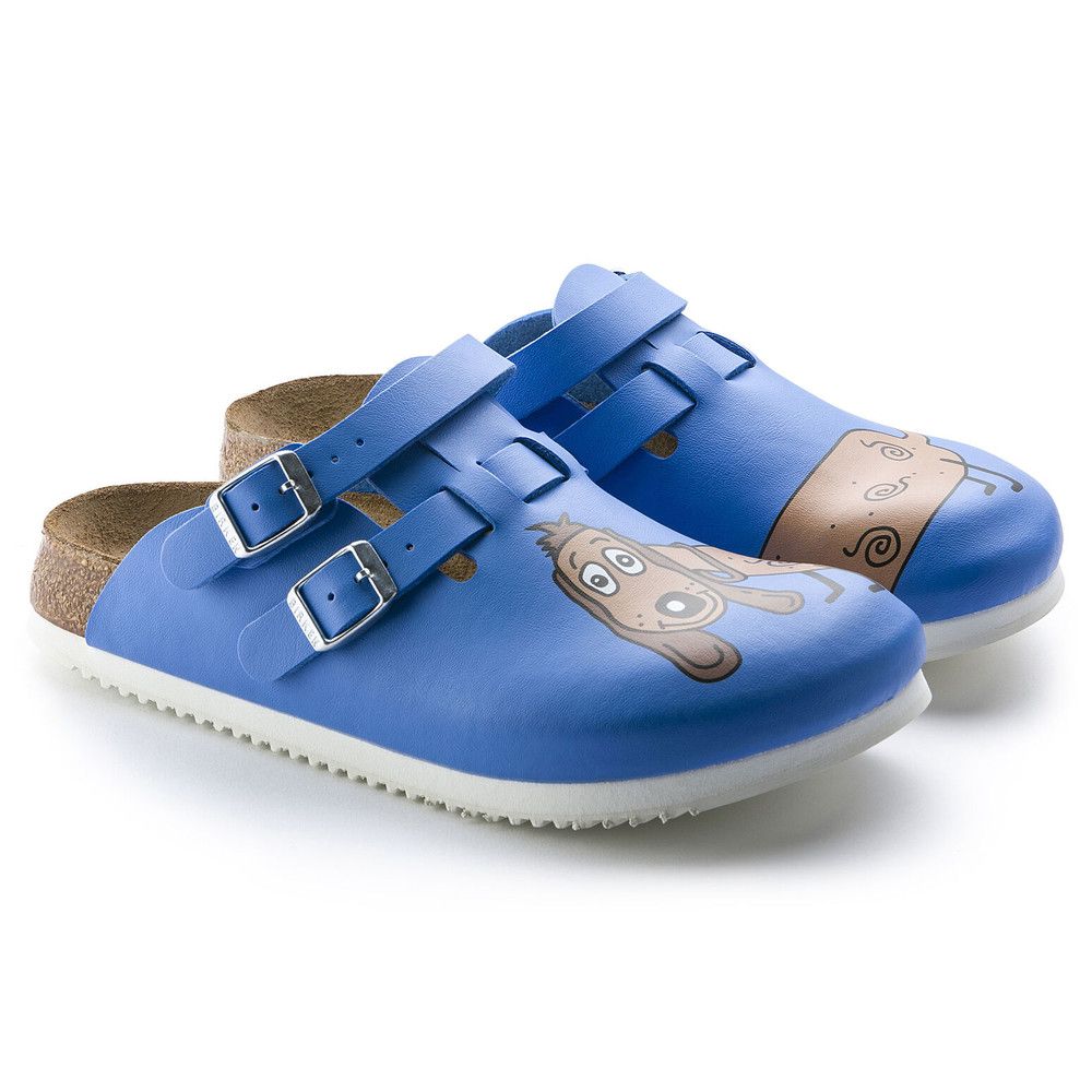 Birkenstock Kay SL Hund blau schmale Weite Gr. 39