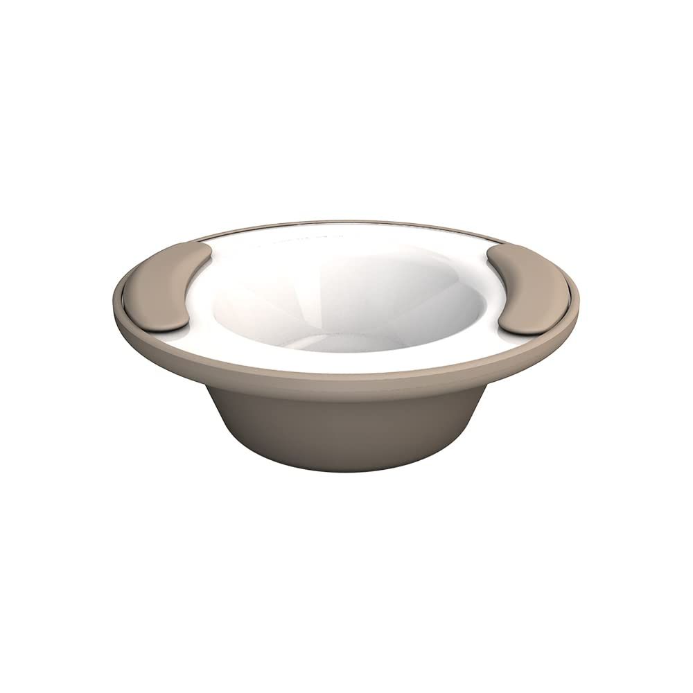 ORNAMIN Thermoschale 203, beige, mit Griffen, Ø 19 cm, 6 cm hoch, 200 ml.