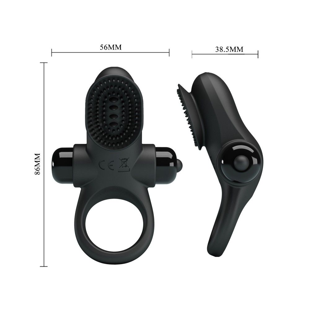 Pretty Love Vibrant Penis Ring 2 schwarz