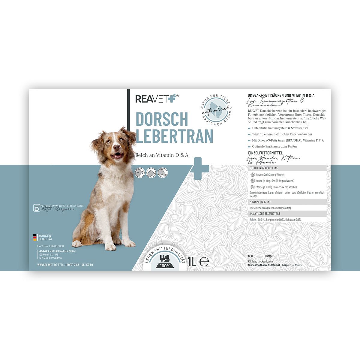Premium Dorschlebertran - ReaVET