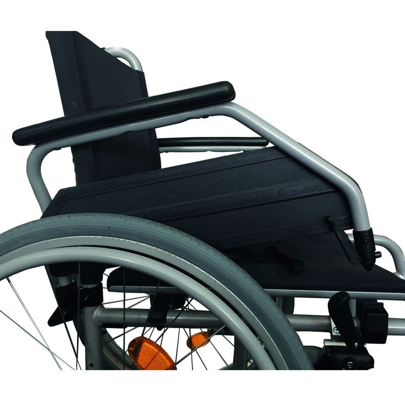 Leichtgewicht-Rollstuhl Drive Medical Litec 2G mit Trommelbremse für Begleiter 46 cm