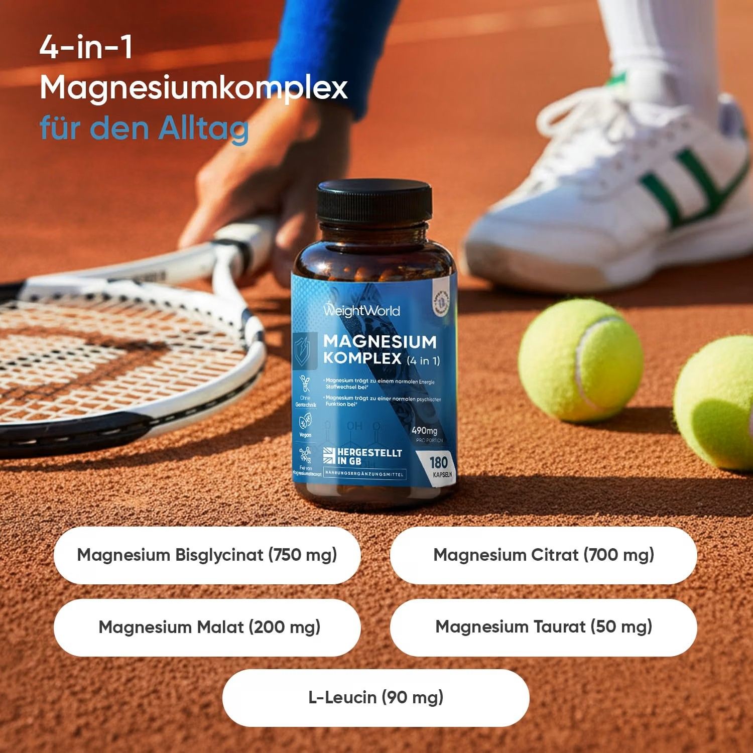 WeightWorld Magnesium-Komplex 4 in 1