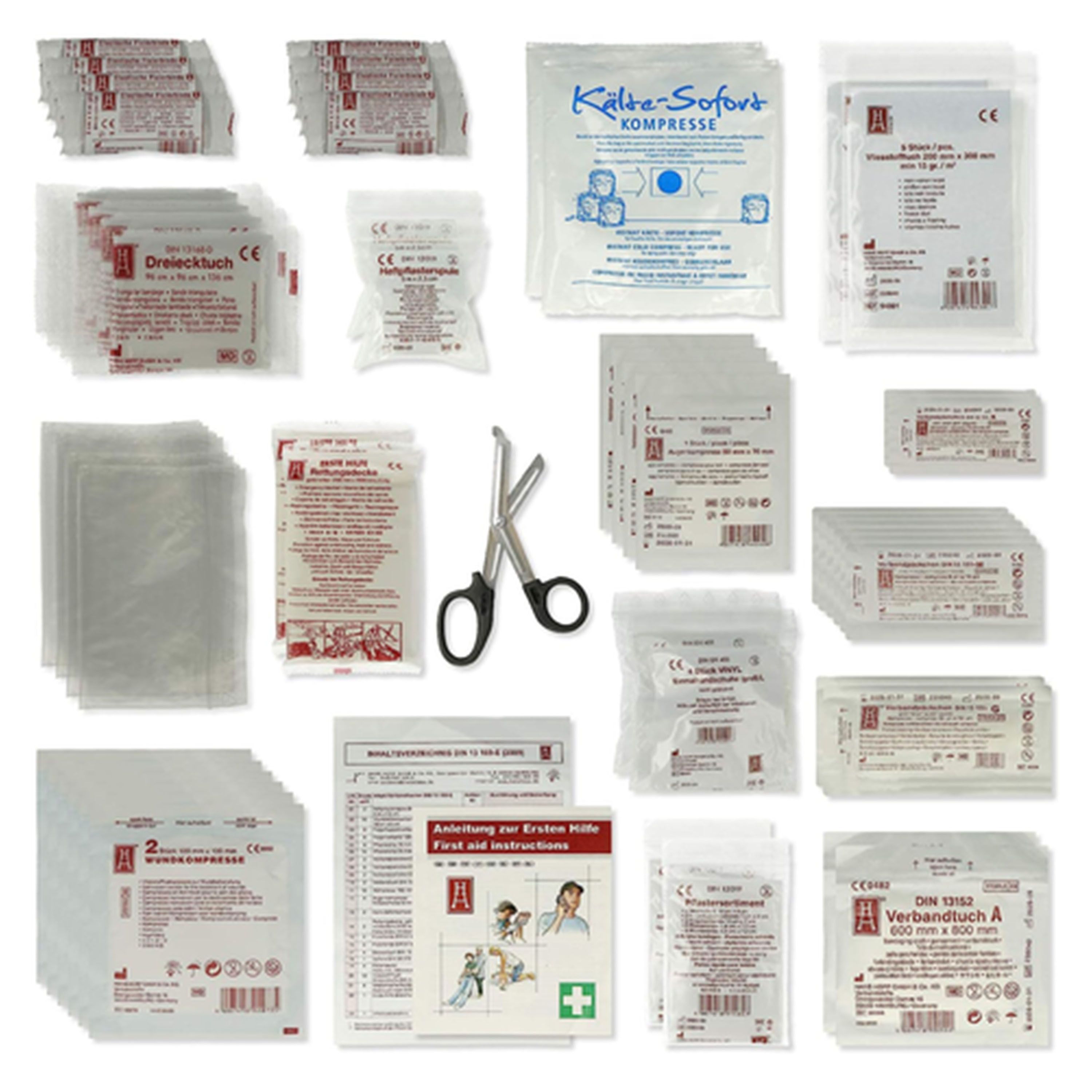 First Aid Only Nachfüllset DIN 13169 für Verbandkasten und -koffer